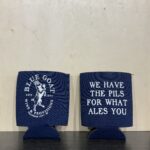 Blue Goat Koozie